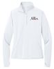 Picture of Alter - Ladies - Sport-Wick Stretch 1/2-Zip Pullover w/ Logo Choice by Sport-Tek LST850 - White