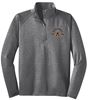 Picture of Alter - Unisex - Sport Wick Stretch 1/4 Zip Pullover w/ Logo Choice by Sport Tek ST850 - Charcoal Heather Grey