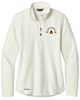 Picture of Alter - Ladies - 1/2 Zip Microfleece Jacket w/ Logo Choice by Eddie Bauer EB227 - Ivory