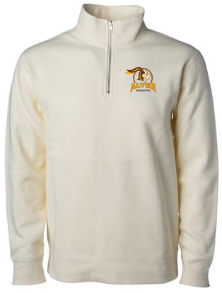Picture of Alter - Unisex - Midweight 1/4 Zip Pullover w/ Logo Choice by Independent Trading Co. - Bone