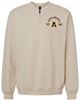 Picture of Alter - Ladies - Softstyle Midweight 1/4  Zip Sweatshirt w/ Logo Chocie by Gildan SF008 - Sand