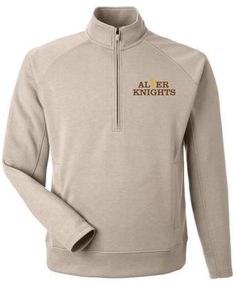 Picture of Alter - Unisex - Apex Fleece 1/4 Zip Sweatshirt w/ Logo Choice by J. America 8751 - Mojave