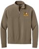 Picture of New! Alter - Unisex - Linear Texture 1/4 Zip w/ Logo Choice by Mercer+Meetle MM3040 - Warm Taupe - NOT UNIFORM!
