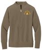 Picture of Coming Soon! - Alter - Ladies - Women's Linear Texture 1/4 Zip w/ Logo Choice by Mercer+Mettle MM3041 - Warm Taupe