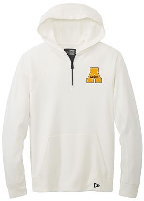 Picture of Alter - Unisex - STS 1/4-Zip Hoodie w/ Logo Choice by New Era NEA541 - Fan White