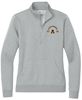 Picture of Alter - Ladies - Women's Club Fleece 1/2 Zip w/ Logo Choice by Nike NKDX6720 - Heather Grey