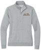 Picture of Alter - Ladies - Women's Club Fleece 1/2 Zip w/ Logo Choice by Nike NKDX6720 - Heather Grey