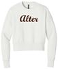 Picture of Alter High School - Ladies - Women's Heavyweight Sweatshirt w/ Logo Choice by Next Level  NL9087 - Bone