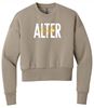 Picture of Alter High School - Ladies - Women's Heavyweight Sweatshirt w/ Logo Choice by Next Level - Tan