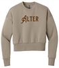 Picture of Alter High School - Ladies - Women's Heavyweight Sweatshirt w/ Logo Choice by Next Level - Tan