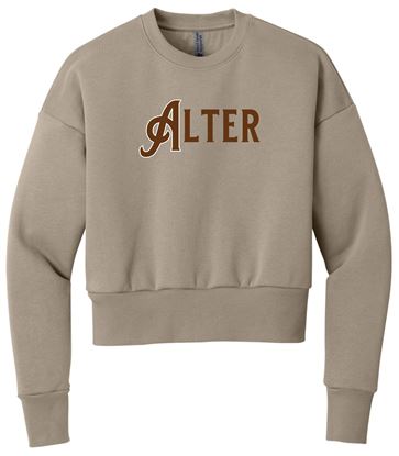 Picture of Alter High School - Ladies - Women's Heavyweight Sweatshirt w/ Logo Choice by Next Level - Tan