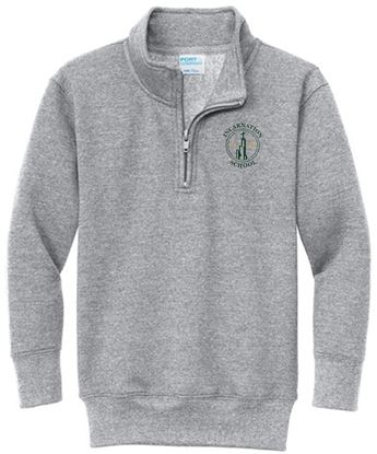 Picture of New!!! Incarnation - Youth - Fleece 1/4 Zip Sweatshirt  PC78YQ - Athletic Heather