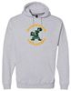 Picture of NEW!! Incarnation - Unisex - Premium Hooded Sweatshirt 2 Color Circle Logo by J. America 8824 - Oxford Grey or White