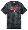 Picture of The CinDay Academy - Youth & Adult/Unisex - Crystal Tie Dye Tee w/ Logo Choice by Port & Company PC145(Y) -  Black