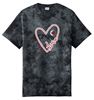 Picture of CinDay Academy - Youth/Unisex - Crystal Tie Dye Tee w/ Logo Choice by Port & Company PC145(Y) -  Black