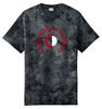 Picture of CinDay Academy - Youth/Unisex - Crystal Tie Dye Tee w/ Logo Choice by Port & Company PC145(Y) -  Black
