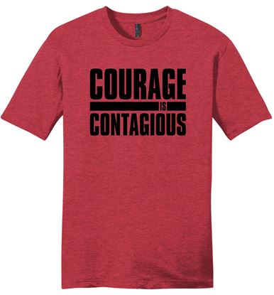 Picture of CinDay Academy - Youth/Unisex - V.I.T. Short Sleeve Tee by District DT6000(Y) - Grey Frost, Heathered Red, or White