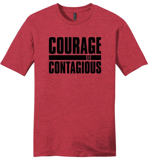 Picture of CinDay Academy - Youth/Unisex - V.I.T. Short Sleeve Tee by District DT6000(Y) - Grey Frost, Heathered Red, or White