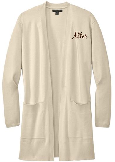 Picture of NEW!! Alter- Ladies - Open Front Cardigan Sweater by Mercer + Mettle MM3023 - Birch or Grey