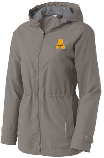 Picture of Alter Ladies Full Zip Rain Jacket by Sport Tek - L7710 - Northern Grey