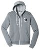 Picture of The CinDay Academy - Unisex - Sponge Fleece Full-Zip Hoodie by Bella + Canvas BC3739 - Athletic Heather or Black Heather