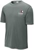 Picture of The CinDay Academy - Youth & Adult/Unisex - Dri Fit Short Sleeve Tee w/ Left Chest Logo by Sports Tek (Y)ST350 - Black, Grey Concrete Heather, Red, or White