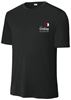 Picture of The CinDay Academy - Youth & Adult/Unisex - Dri Fit Short Sleeve Tee w/ Left Chest Logo by Sports Tek (Y)ST350 - Black, Grey Concrete Heather, Red, or White