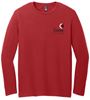 Picture of CinDay Academy - Unisex - Long Sleeve Tee w/ Left Chest Logo by District DT6200 - Black, Light Heather Grey, Red, or White