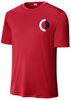 Picture of CinDay Academy - Youth/Unisex - Dri Fit Short Sleeve Tee w/ Left Chest Logo by Sports Tek (Y)ST350 - Black, Red, Silver, or White
