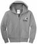 Picture of The CinDay Academy - Youth/Unisex - Essential Fleece Full Zip Hooded Sweatshirt by Port & Company PC90(y)zh - Athletic Heather, Jet Black, or White
