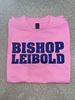 Picture of Bishop Leibold - Youth/Unisex - DryBlend Short Sleeve Tee with Glitter Logo by Gildan 8000(B) - Azalea, Gold, or White