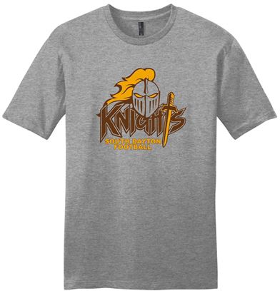 Picture of SDK Football - Youth/Unisex -  Short Sleeve Tee by District DT6000(Y) - Grey Frost or White