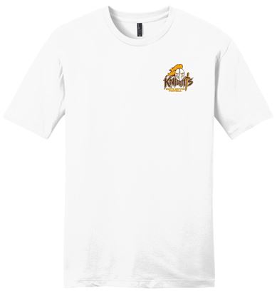Picture of SDK Football - Youth/Unisex -  Short Sleeve Tee w/ Left Chest Logo by District DT6000(Y) - Grey Frost or White