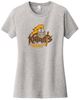 Picture of SDK Football - Ladies - Fit Short Sleeve Tee by District DT6002 - Light Heather Grey or White