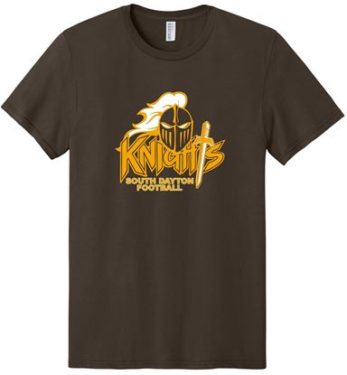 Picture of SDK Football - Youth/Unisex - Short Sleeve Tee by Jerzees 363Y/363M - Chocolate Brown