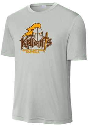 Picture of SDK Football - Youth/Unisex - Dri Fit Tee by Sports Tek ST350(Y) - Silver or White