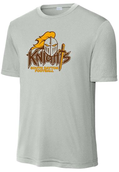 Picture of SDK Football - Youth/Unisex - Dri Fit Tee by Sports Tek ST350(Y) - Silver or White