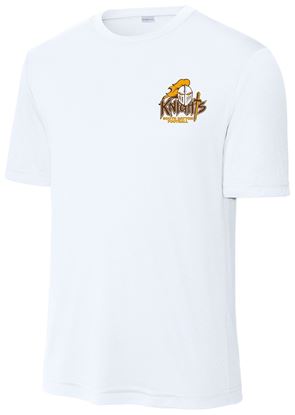 Picture of SDK Football - Youth/Unisex - Dri Fit Tee w/ Left Chest Logo by Sports Tek ST350(Y) - Silver or White