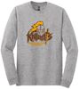Picture of SDK Football - Youth/Unisex - Heavy Cotton Long Sleeve Tee by Gildan 5400(B) - Sports Grey or White
