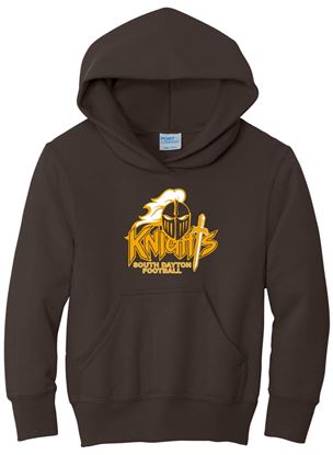 Picture of SDK Football - Youth/Unisex - Hoodie by Port & Company PC90(Y)H - Brown