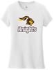 Picture of SDK Football - Ladies - Fit Short Sleeve Tee by District DT6002 - Light Heather Grey or White