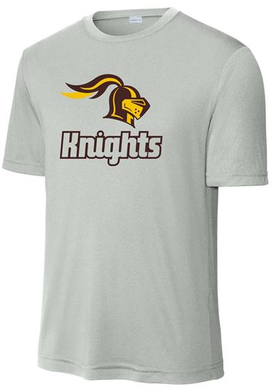 Picture of SDK Football - Youth/Unisex - Dri Fit Tee by Sports Tek ST350(Y) - Silver or White