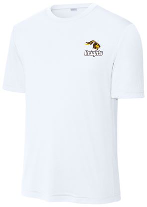 Picture of SDK Football - Youth/Unisex - Dri Fit Tee w/ Left Chest Logo by Sports Tek ST350(Y) - Silver or White