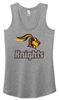 Picture of SDK Football - Ladies - Perfect Tri Racerback Tank by District DM138L - Grey Frost or White