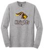 Picture of SDK Football - Youth/Unisex - Heavy Cotton Long Sleeve Tee by Gildan 5400(B) - Sports Grey or White