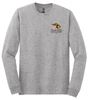 Picture of SDK Football - Youth/Unisex - Heavy Cotton Long Sleeve Tee w/ Left Chest Logo by Gildan 5400(B) - Sports Grey or White