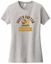 Picture of SDK Cheer - Ladies - Short Sleeve Tee w/ Partial Glitter Logo by District DT6002 - Light Heather Grey or White