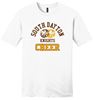 Picture of SDK Cheer - Youth/Unisex - Short Sleeve Tee w/ Partial Glitter Logo by District DT6000(Y) - Light Heather Grey or White