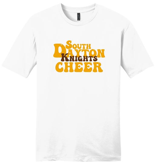 Picture of SDK Cheer - Youth/Unisex - Short Sleeve Tee  District DT6000(Y) - Light Heather Grey or White