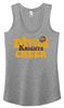 Picture of SDK Cheer - Ladies - Perfect Tri Racerback Tank w/ Partial Glitter Logo by District DM138L - Grey Frost or White